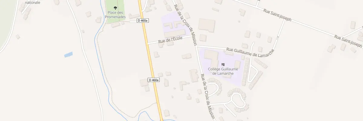 Plan du 4 Rue de la Crx de Mission à Lamarche