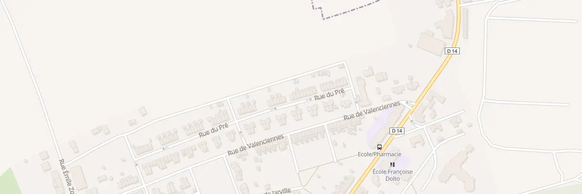 Plan du 32 Rue du Pré à Joudreville