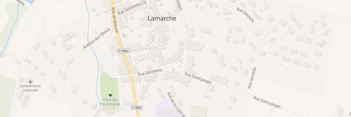 Plan du 11 Rue Gambetta à Lamarche