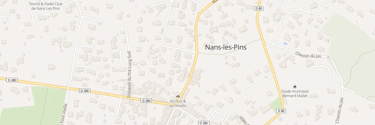 Plan du 17 Rte de Brignoles à Nans-les-Pins