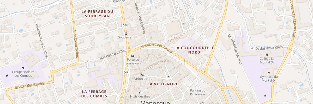 Plan du 8B Rue Montaigu à Manosque
