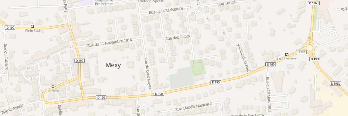Plan du 29 Rue Jean Moulin à Mexy