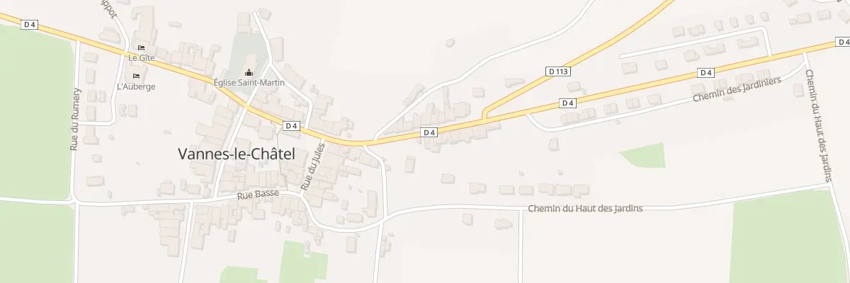 Plan du 40 Rue de la Liberte à Vannes-le-Châtel