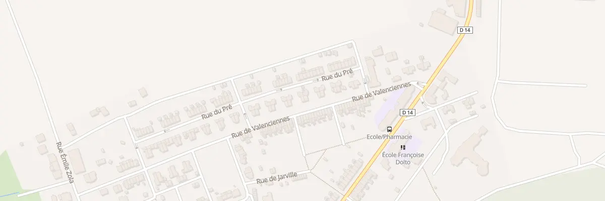 Plan du 48 Rue de Valenciennes à Joudreville