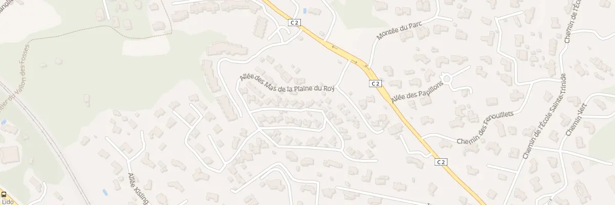 Plan du 47 All Mas de la Plaine du Roi à Sanary-sur-Mer