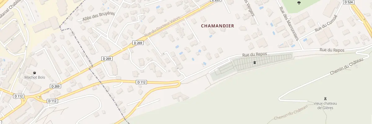 Plan du 32 Rue du Repos à Gières