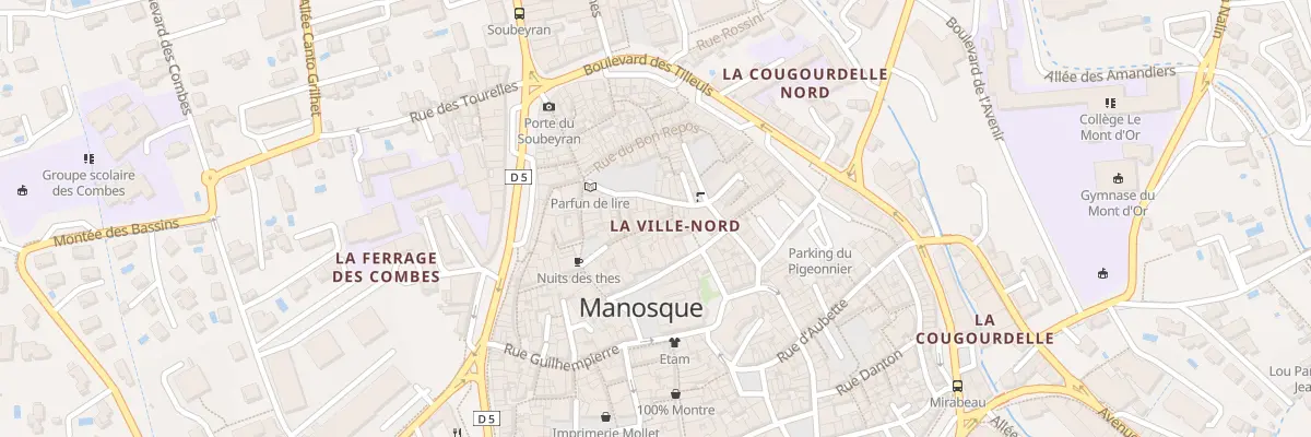 Plan du 15 Rue Dénédi à Manosque