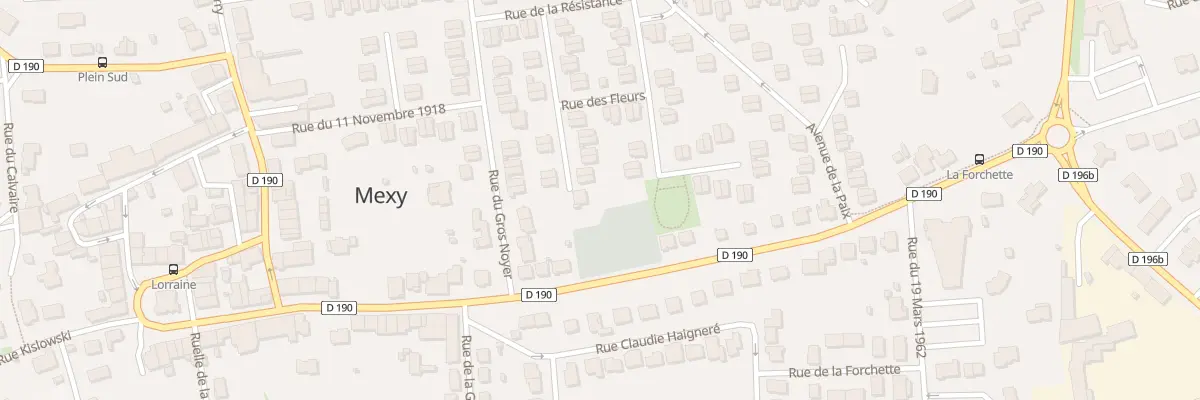 Plan du 8 Rue du Gros Noyer à Mexy