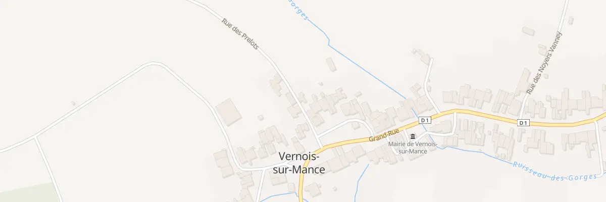 Plan du 4 Rue du Prelot à Vernois-sur-Mance