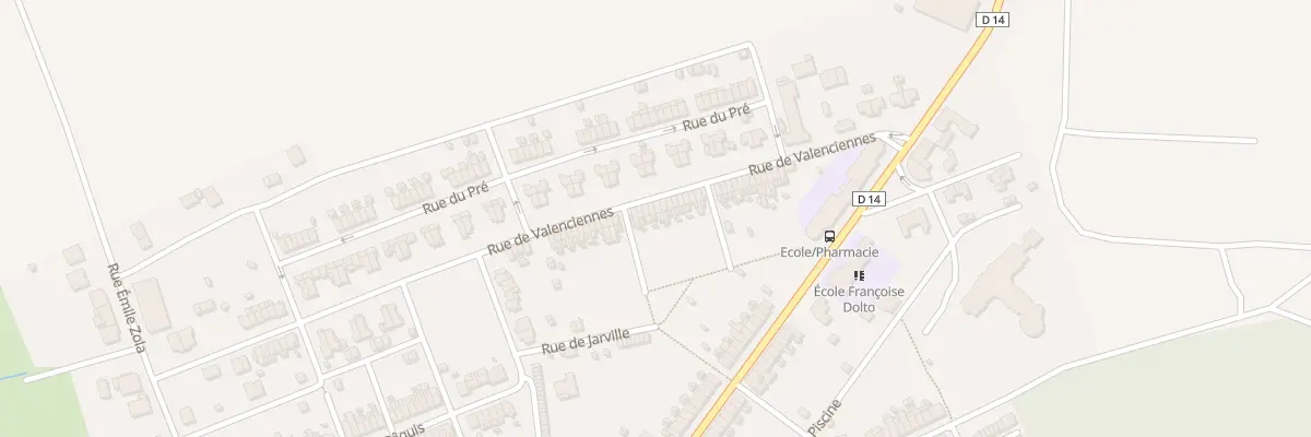 Plan du 41 Rue de Valenciennes à Joudreville