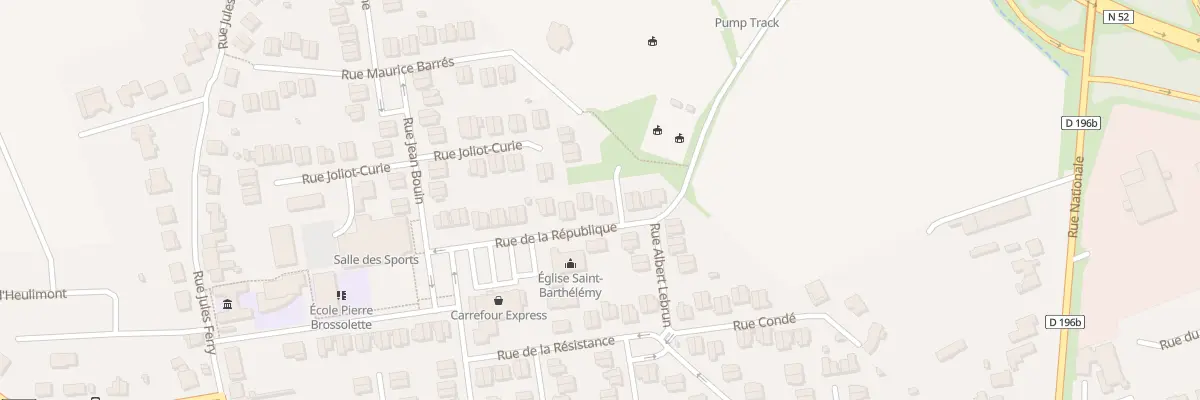 Plan du 33 Rue de la République à Mexy