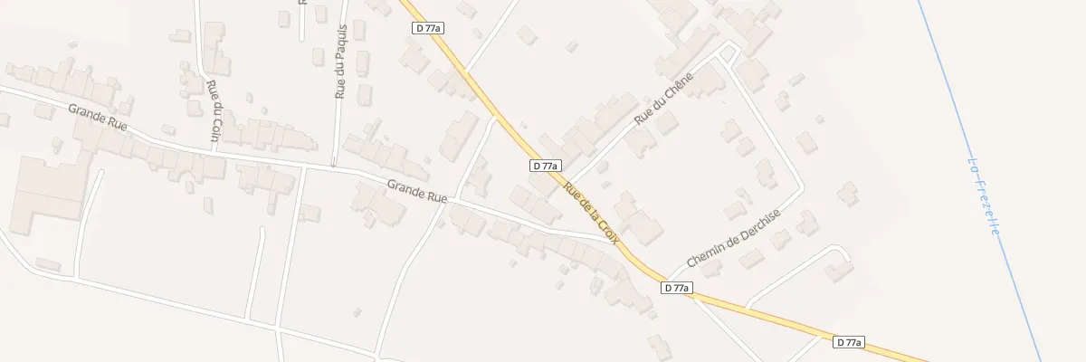 Plan du 2 Rue de la Croix à Rouvres-la-Chétive