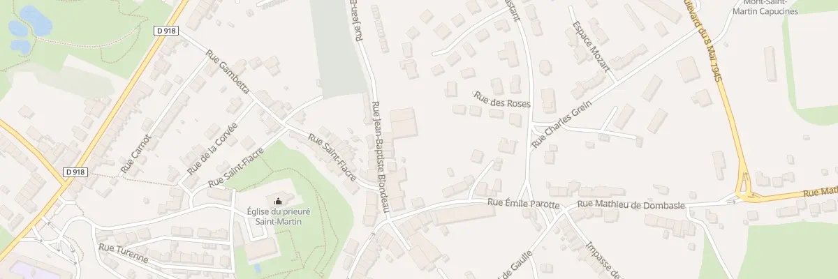 Plan du 18 Rue Jean-baptiste Blondeau à Mont-Saint-Martin