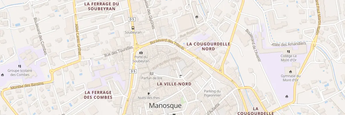 Plan du 23 Rue du Bon Repos à Manosque