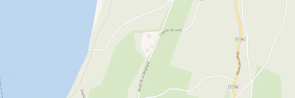 Plan du 864 Rte de la Bergogne à Cholonge
