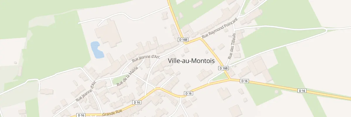 Plan du 10 Rue Poincare à Ville-au-Montois