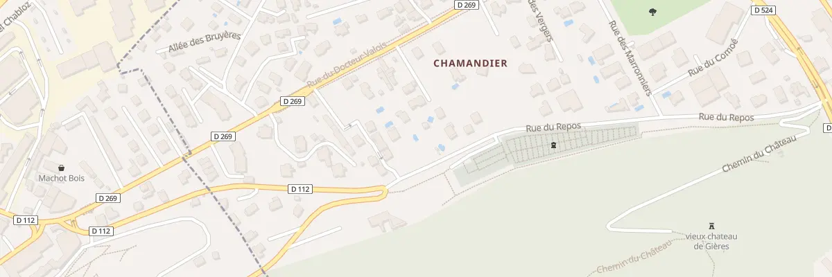 Plan du 30 Rue du Repos à Gières