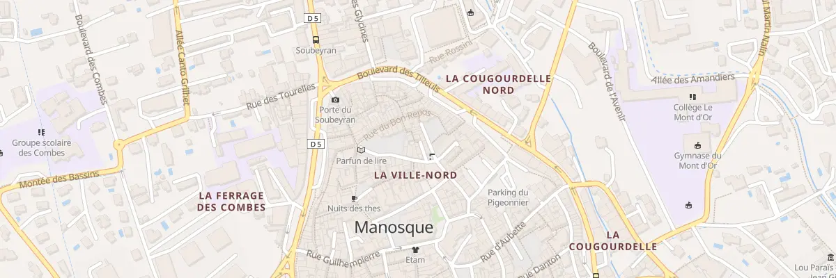 Plan du 4 Rue de la Vigne à Manosque