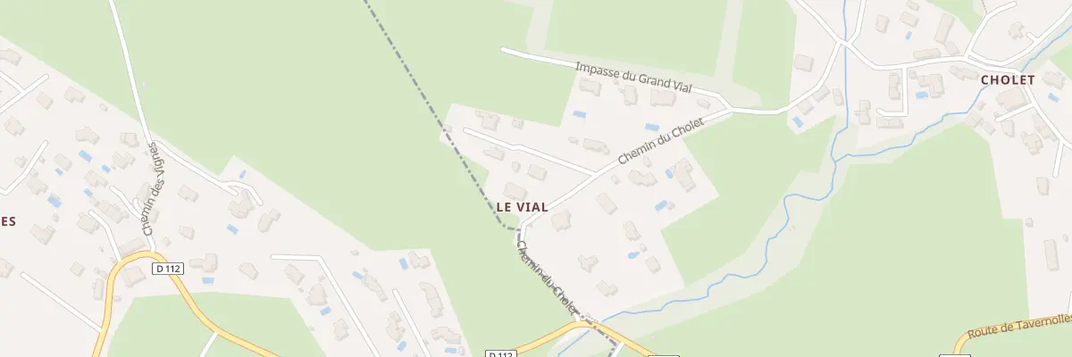 Plan du 43 Imp du Petit Vial à Herbeys