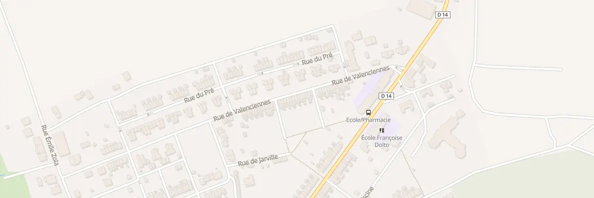Plan du 35 Rue de Valenciennes à Joudreville