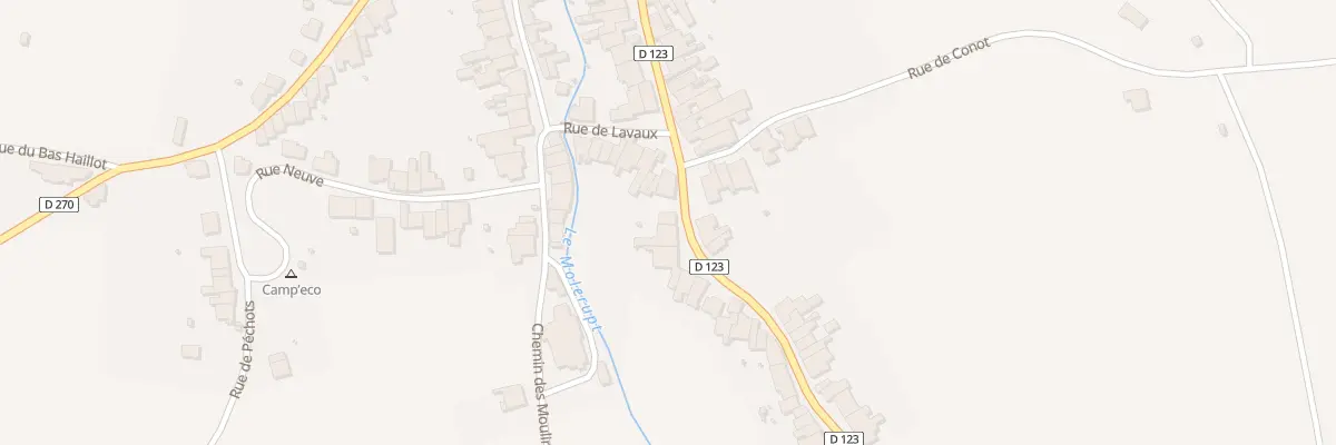 Plan du 22 Rue du Docteur Bernard à Voisey