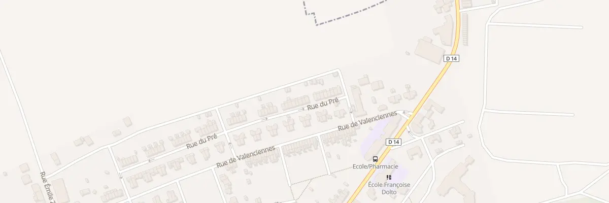Plan du 20 Rue du Pré à Joudreville