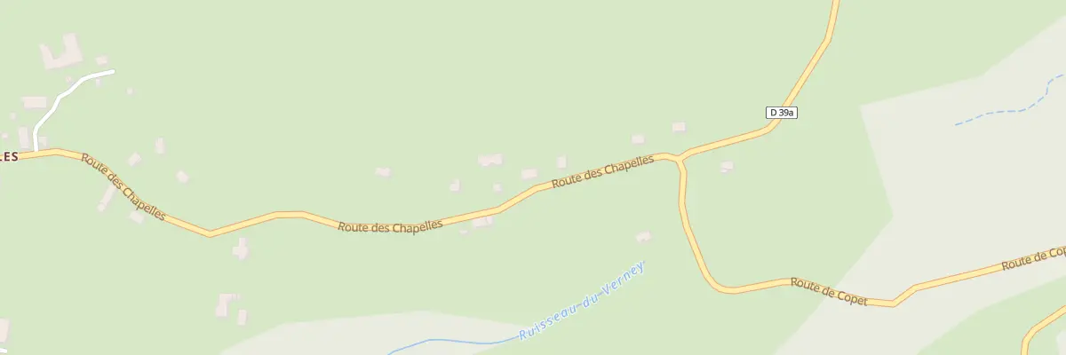 Plan du 1779 Rte des Chapelles à Attignat-Oncin