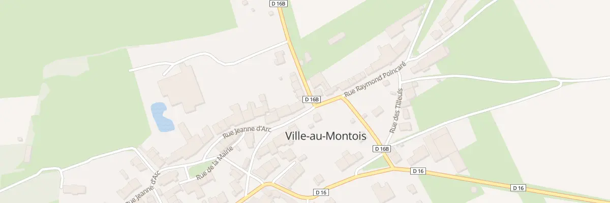 Plan du 9 Rue Poincare à Ville-au-Montois
