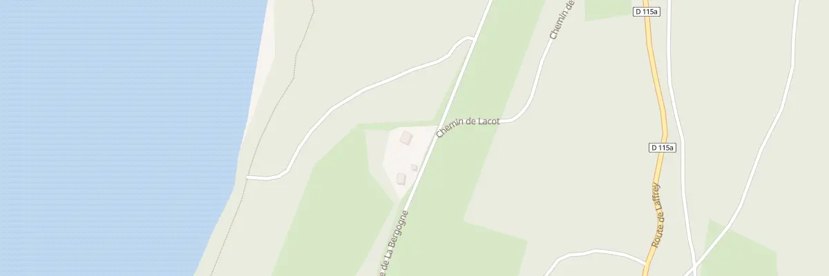 Plan du 724 Rte de la Bergogne à Cholonge