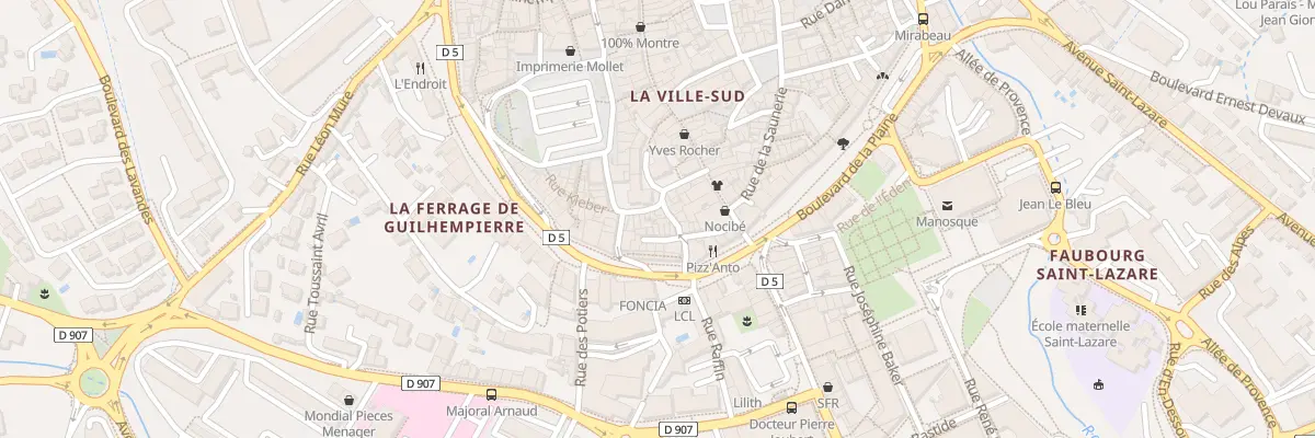 Plan du 38B Rue Kléber à Manosque