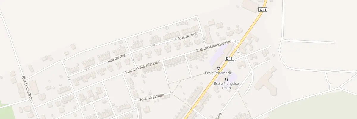 Plan du 31 Rue de Valenciennes à Joudreville
