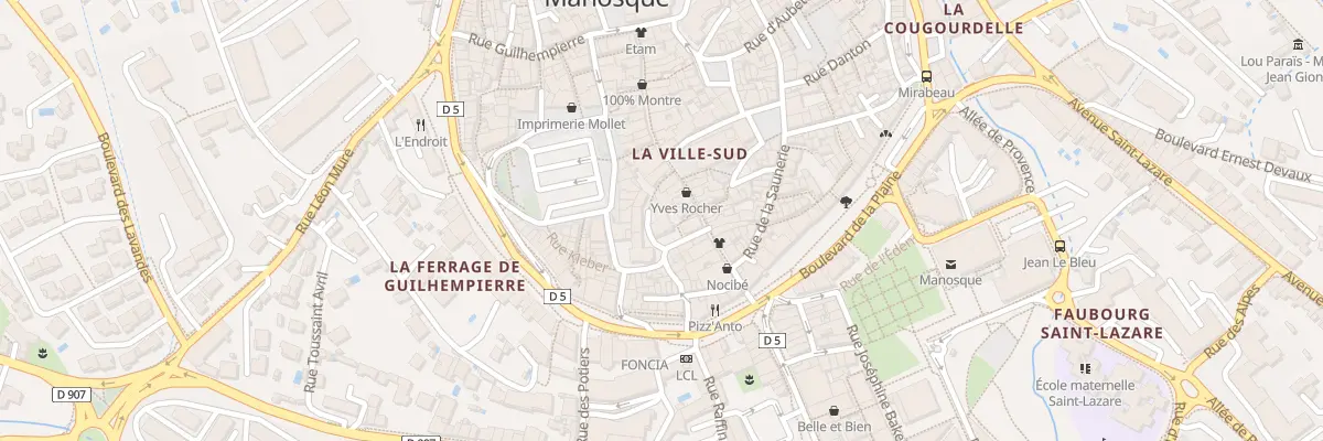 Plan du 5 Pl d’en Gau à Manosque