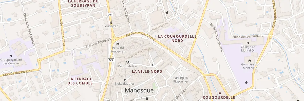 Plan du 24 Rue du Bon Repos à Manosque
