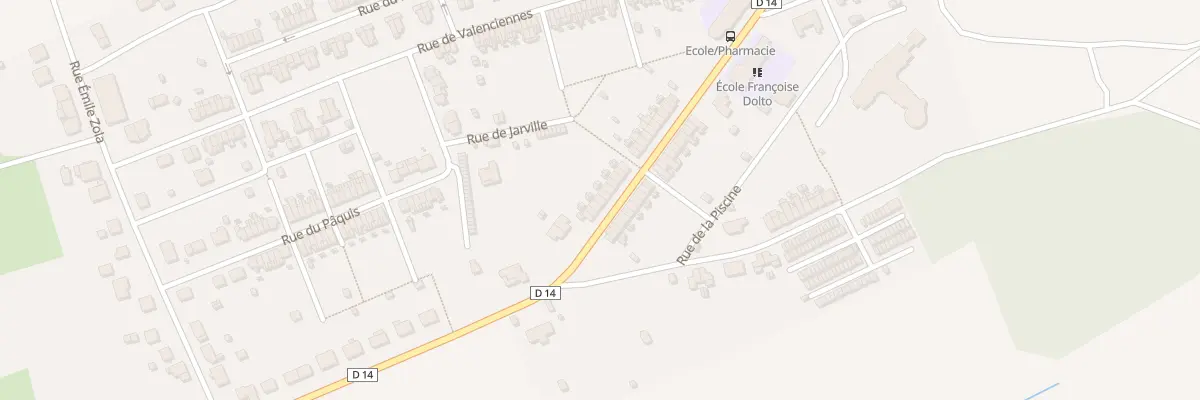 Plan du 8 Rue Jules Ferry à Joudreville