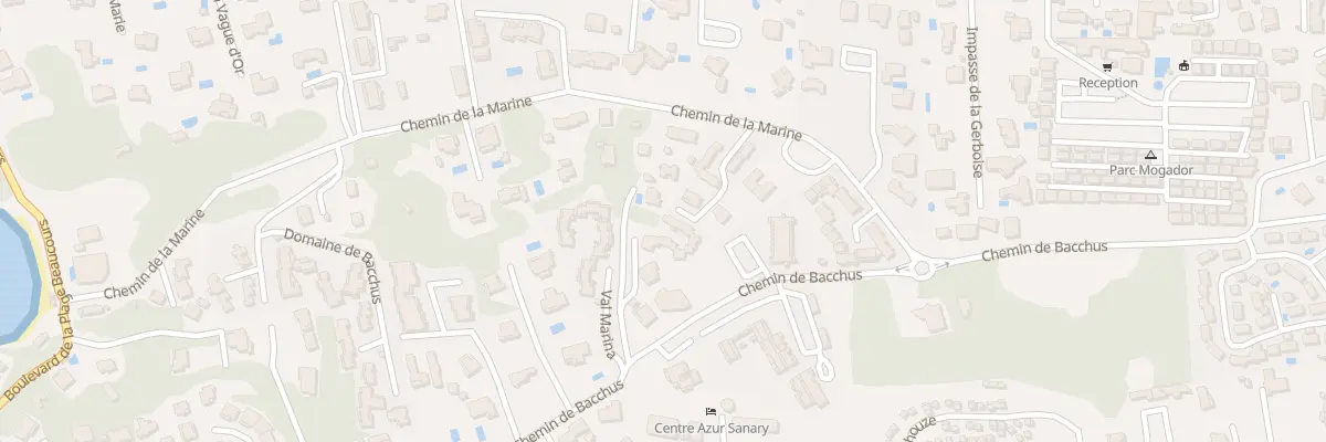 Plan du 9300 Che de la Marine à Sanary-sur-Mer