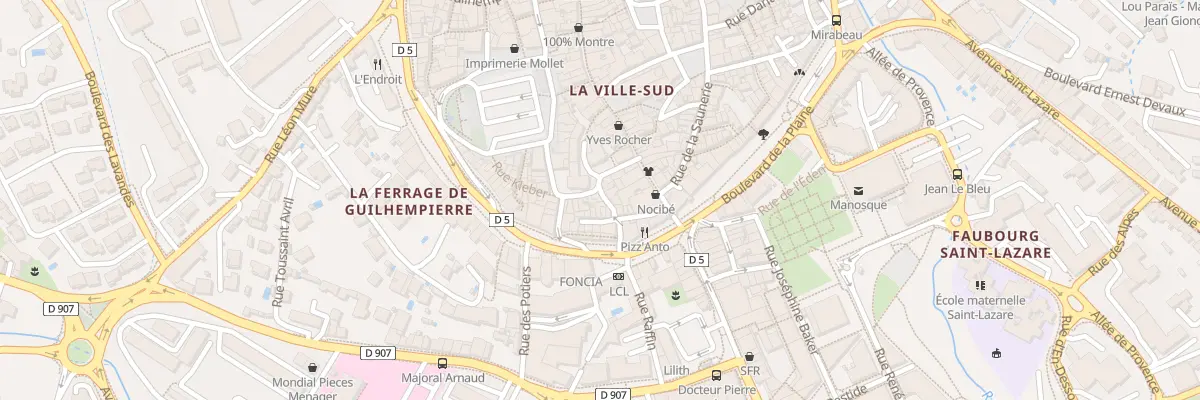 Plan du 38 Rue Kléber à Manosque