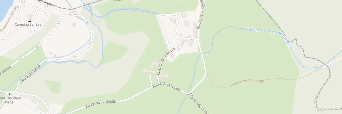 Plan du 5283 Che de la Ferme à Saint-Théoffrey
