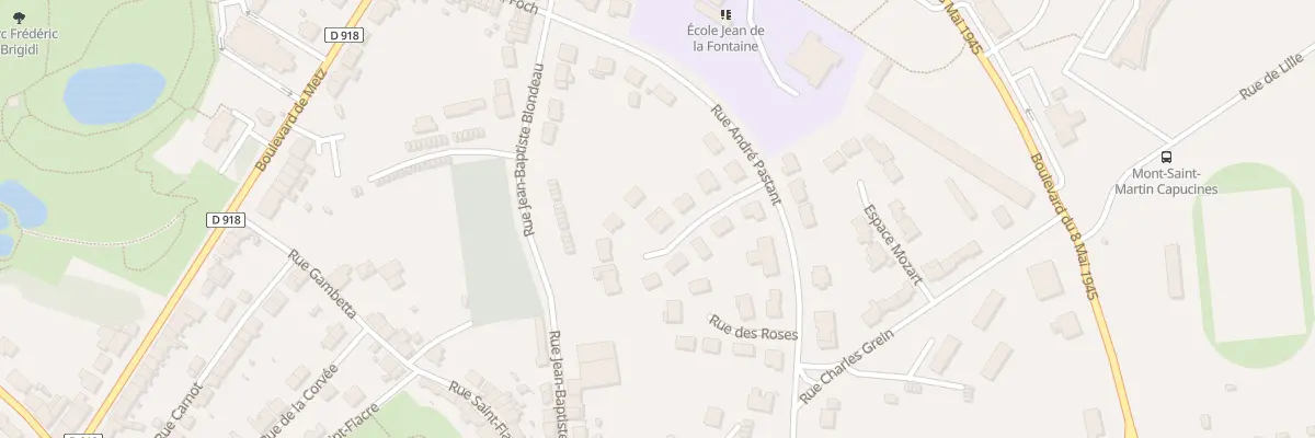 Plan du 8 Rue des Glycines à Mont-Saint-Martin