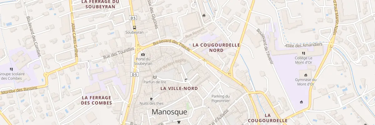 Plan du 26 Rue du Bon Repos à Manosque