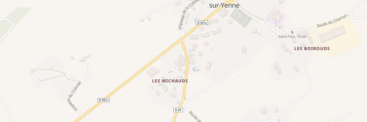 Plan du 66 Rte du Belvédère à Saint-Paul-sur-Yenne