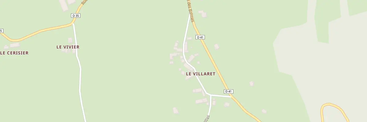 Plan du 173 Che du Villaret à Meyrieux-Trouet