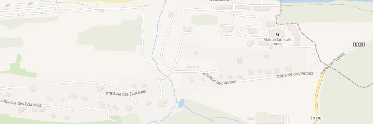 Plan du 5105 Imp des Vernes à Doucier