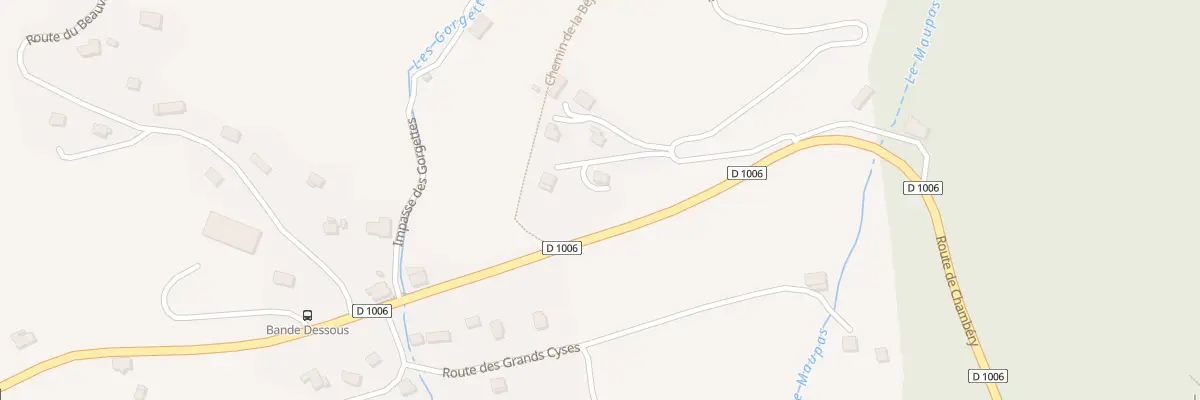 Plan du 111 Rte de Bande Village à Saint-Christophe