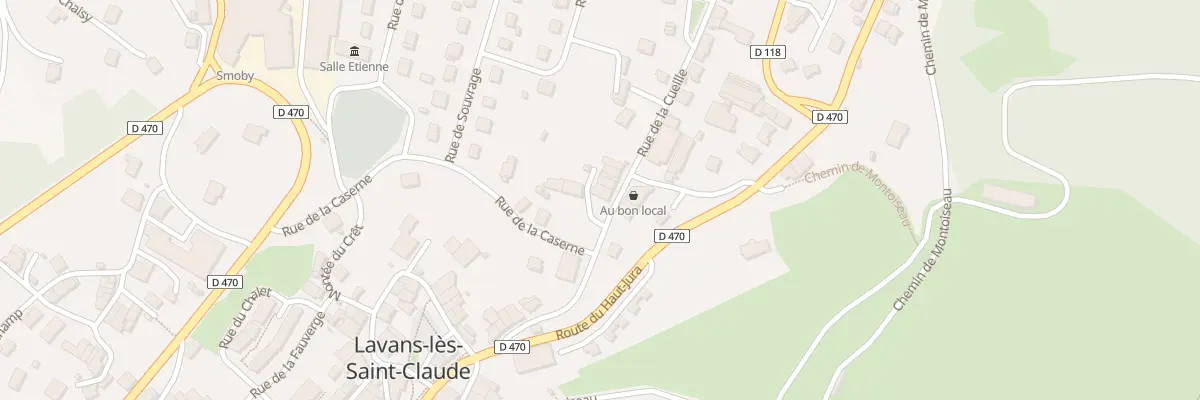 Plan du 167 Rue de la Cueille à Lavans-lès-Saint-Claude