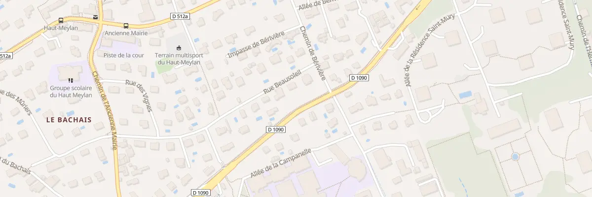 Plan du 1B Rue Beausoleil à Meylan