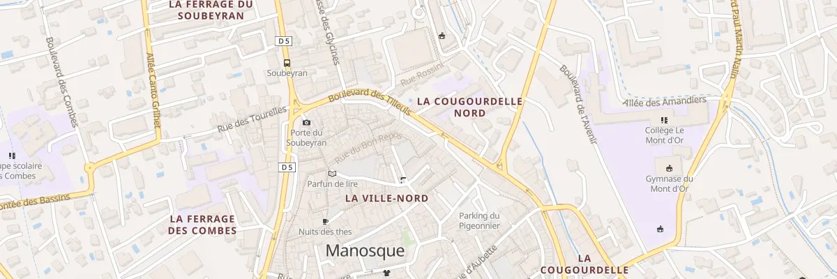 Plan du 39 Rue du Bon Repos à Manosque