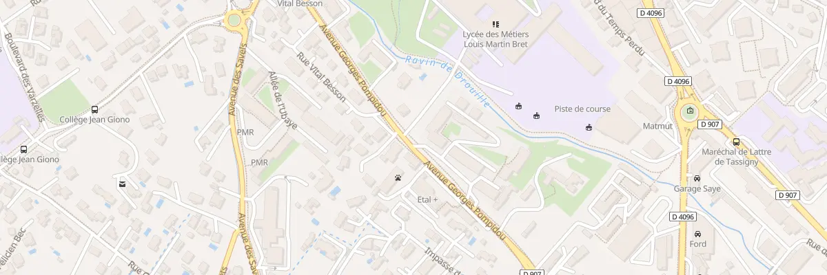 Plan du 9001 L’Alicante à Manosque