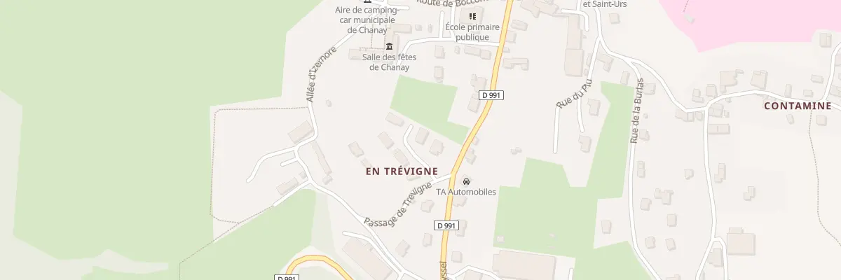Plan du 4 Che des Ecureuils à Chanay