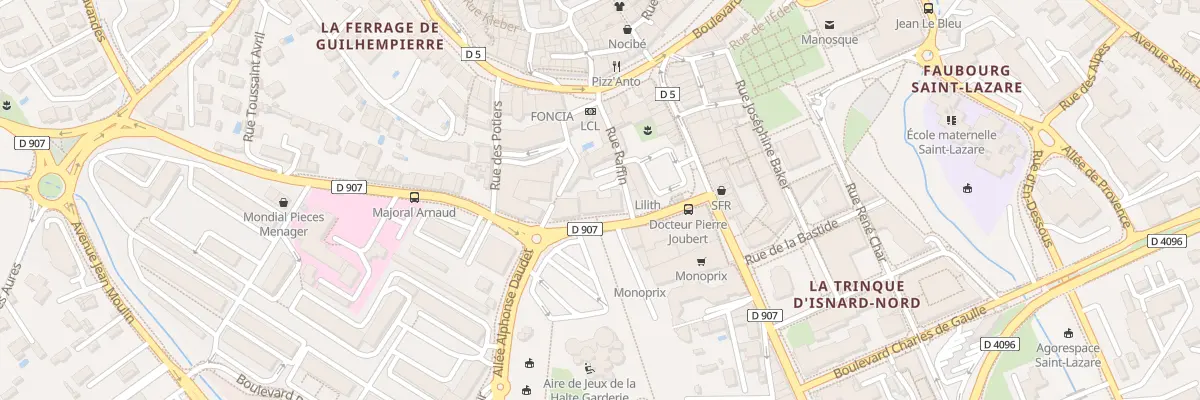 Plan du 110 Av du Majoral Raoul Arnaud à Manosque