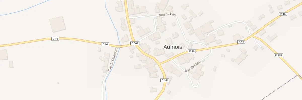 Plan du 9 Rte de Neufchâteau à Aulnois